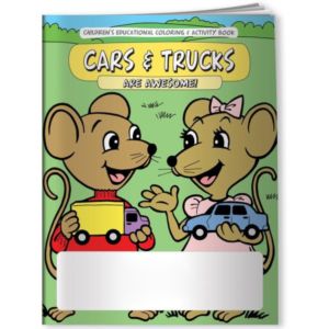 Coloring Book - Cars & Trucks Are Awesome!
