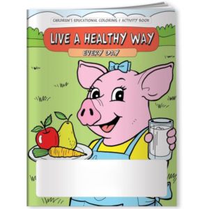 Coloring Book - Live a Healthy Way Every Day