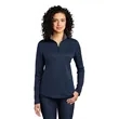 Port Authority Women's Silk Touch Performance 1/4-Zip | https://www.bestnamebadges.com