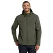 Port Authority Textured Hooded Soft Shell Jacket. | https://www.bestnamebadges.com