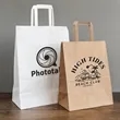 8 X 10 Inch Custom Paper Shopping Bag With Handles | https://www.bestnamebadges.com