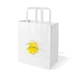 8 X 10 Inch Custom Paper Shopping Bag With Handles | https://www.bestnamebadges.com
