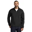 Port Authority Active 1/2-Zip Soft Shell Jacket. | https://www.bestnamebadges.com