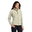 Port Authority Women's Textured Soft Shell Jacket. | https://www.bestnamebadges.com