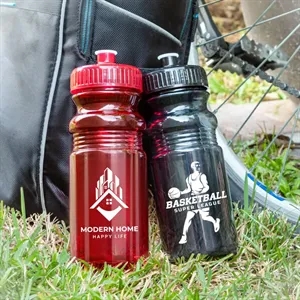 20 Oz Translucent Sports Water Bottles
