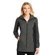 Port Authority Women's Active Hooded Soft Shell Jacket. | https://www.bestnamebadges.com