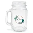 16 Oz Custom Mason Jars With Handles | https://www.bestnamebadges.com