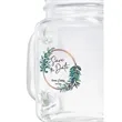 16 Oz Custom Mason Jars With Handles | https://www.bestnamebadges.com