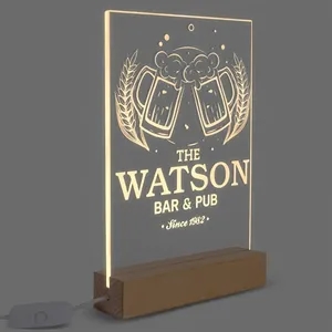 Custom LED Acrylic Light Stands