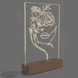 Custom LED Acrylic Light Stands | https://www.bestnamebadges.com