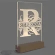 Custom LED Acrylic Light Stands | https://www.bestnamebadges.com