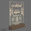 Custom LED Acrylic Light Stands | https://www.bestnamebadges.com