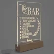 Custom LED Acrylic Light Stands | https://www.bestnamebadges.com