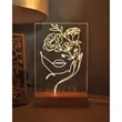 Custom LED Acrylic Light Stands | https://www.bestnamebadges.com