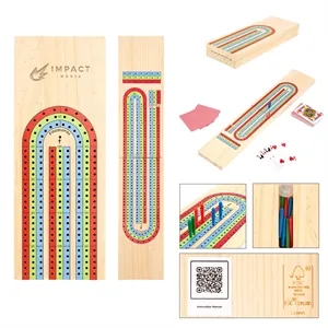 3-Track Travel Cribbage Game