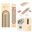 3-Track Travel Cribbage Game | https://www.bestnamebadges.com