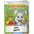 Coloring Book - All About Vegetables | https://www.bestnamebadges.com