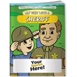 Coloring Book - My Visit with a Sheriff | https://www.bestnamebadges.com