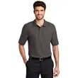 Port Authority Extended Size Silk Touch Polo | https://www.bestnamebadges.com