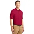 Port Authority Extended Size Silk Touch Polo | https://www.bestnamebadges.com