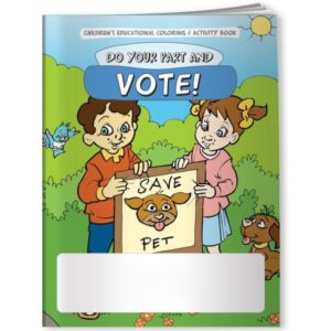 Coloring Book - Do Your Part & Vote