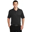 Port Authority Silk Touch Interlock Performance Polo. | https://www.bestnamebadges.com