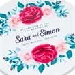 4 Inch Full Color Round Ceramic Coasters | https://www.bestnamebadges.com
