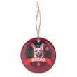 Full Color Ceramic Christmas Ornament | https://www.bestnamebadges.com