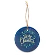 Full Color Ceramic Christmas Ornament | https://www.bestnamebadges.com