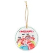 Full Color Ceramic Christmas Ornament | https://www.bestnamebadges.com