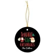 Full Color Ceramic Christmas Ornament | https://www.bestnamebadges.com