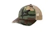 Port Authority Distressed Mesh Back Cap | https://www.bestnamebadges.com