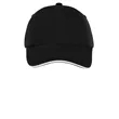 Port Authority Sandwich Bill Cap With Striped Closure. | https://www.bestnamebadges.com