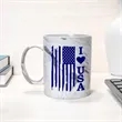 11oz Marble Coffee Mugs | https://www.bestnamebadges.com