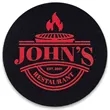 4 Inch Round Foam Coasters | https://www.bestnamebadges.com