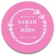 4 Inch Round Foam Coasters | https://www.bestnamebadges.com