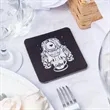 4 Inch Square Foam Coasters | https://www.bestnamebadges.com