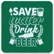 4 Inch Square Foam Coasters | https://www.bestnamebadges.com