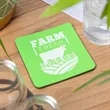4 Inch Square Foam Coasters | https://www.bestnamebadges.com