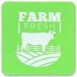 4 Inch Square Foam Coasters | https://www.bestnamebadges.com