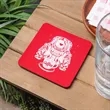 4 Inch Square Foam Coasters | https://www.bestnamebadges.com