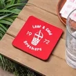 4 Inch Square Foam Coasters | https://www.bestnamebadges.com