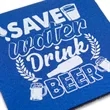4 Inch Square Foam Coasters | https://www.bestnamebadges.com