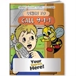 Coloring Book - When to Call 9-1-1 | https://www.bestnamebadges.com