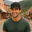 Port Authority 7-Panel Cap | https://www.bestnamebadges.com