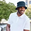Port Authority Poly Bucket Hat | https://www.bestnamebadges.com