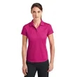 Nike Ladies Dri-FIT Crosshatch Polo. | https://www.bestnamebadges.com