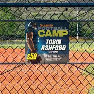 Custom 2' X 2' Mesh Banners