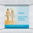 Custom 2' X 2' Mesh Banners | https://www.bestnamebadges.com