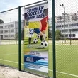 Custom 8' X 3' Mesh Banners | https://www.bestnamebadges.com